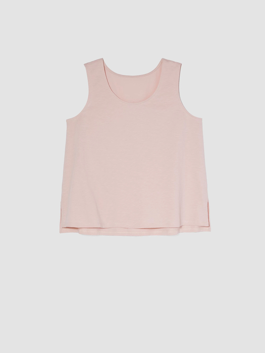 Slubby Organic Cotton Scoop Neck Sleep Tank