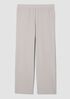 Washable Stretch Crepe Straight Pant