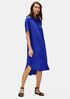 Silk Georgette Crepe Shirtdress