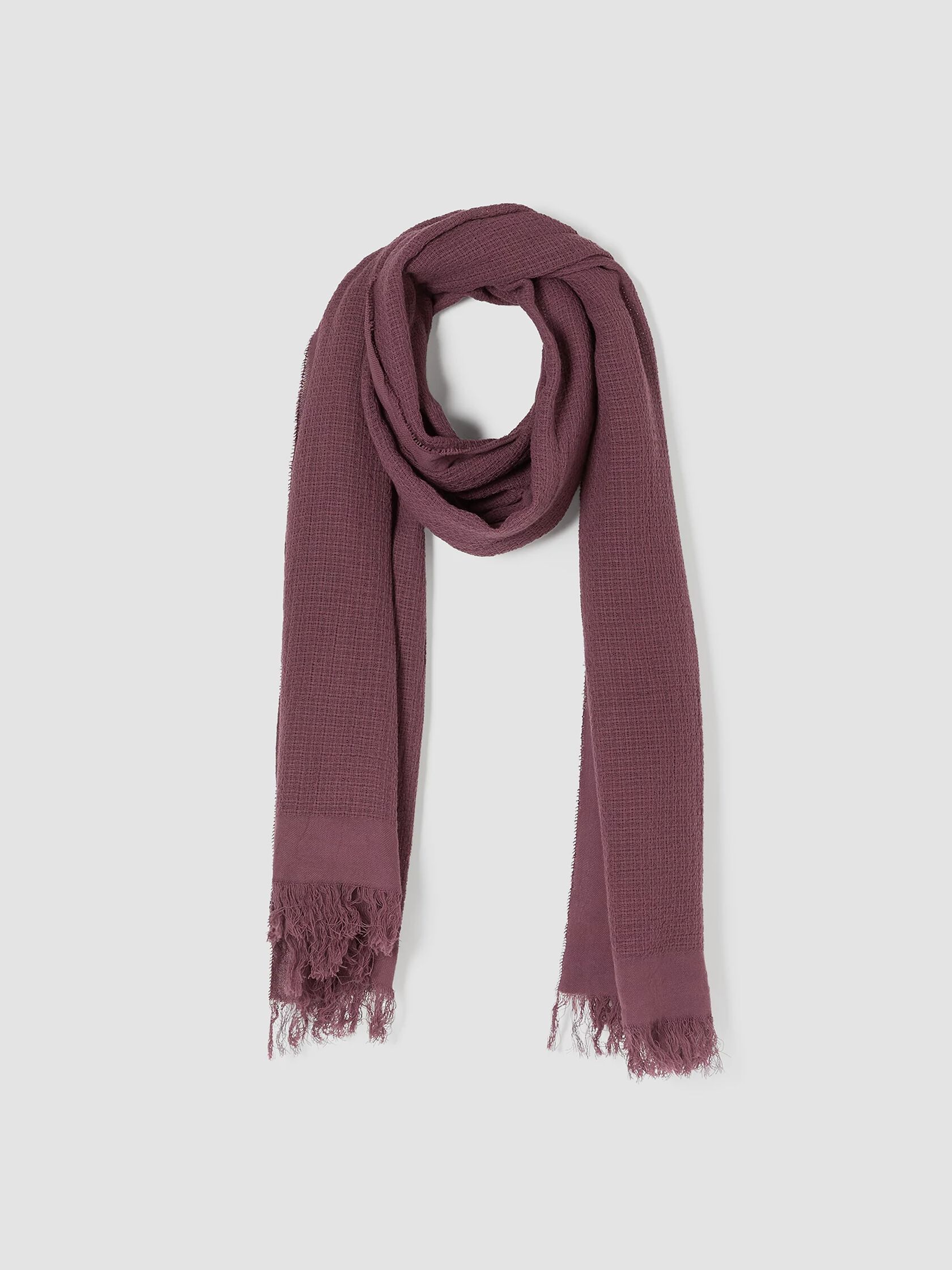 Organic Cotton Open Weave Scarf | EILEEN FISHER