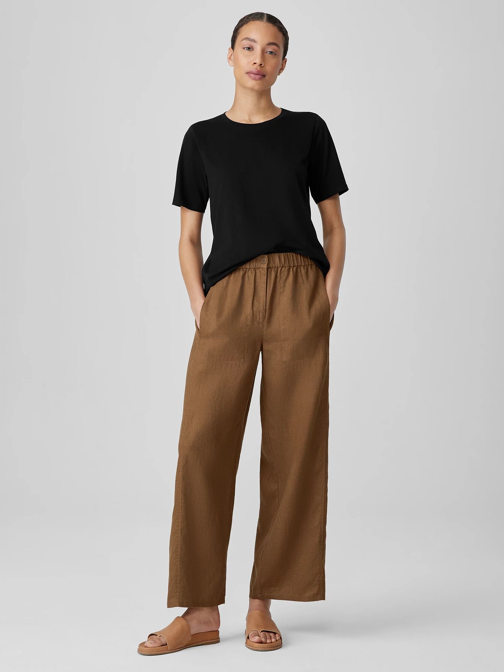 Organic Pima Cotton Jersey Round Neck Tee