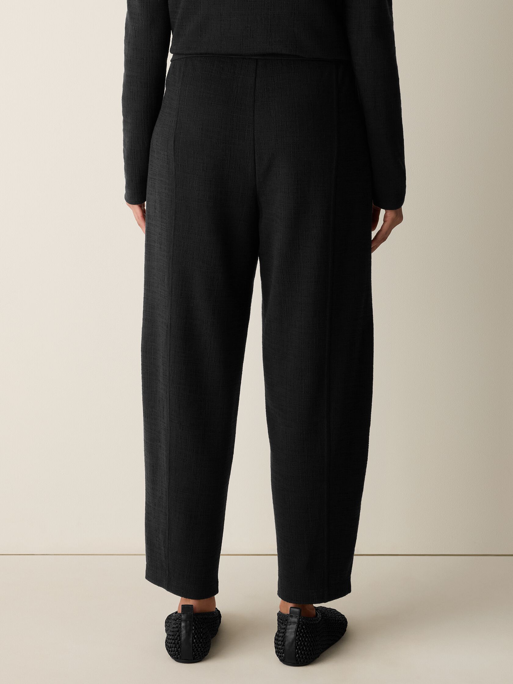 Cross Hatch Stretch Jersey Lantern Pant