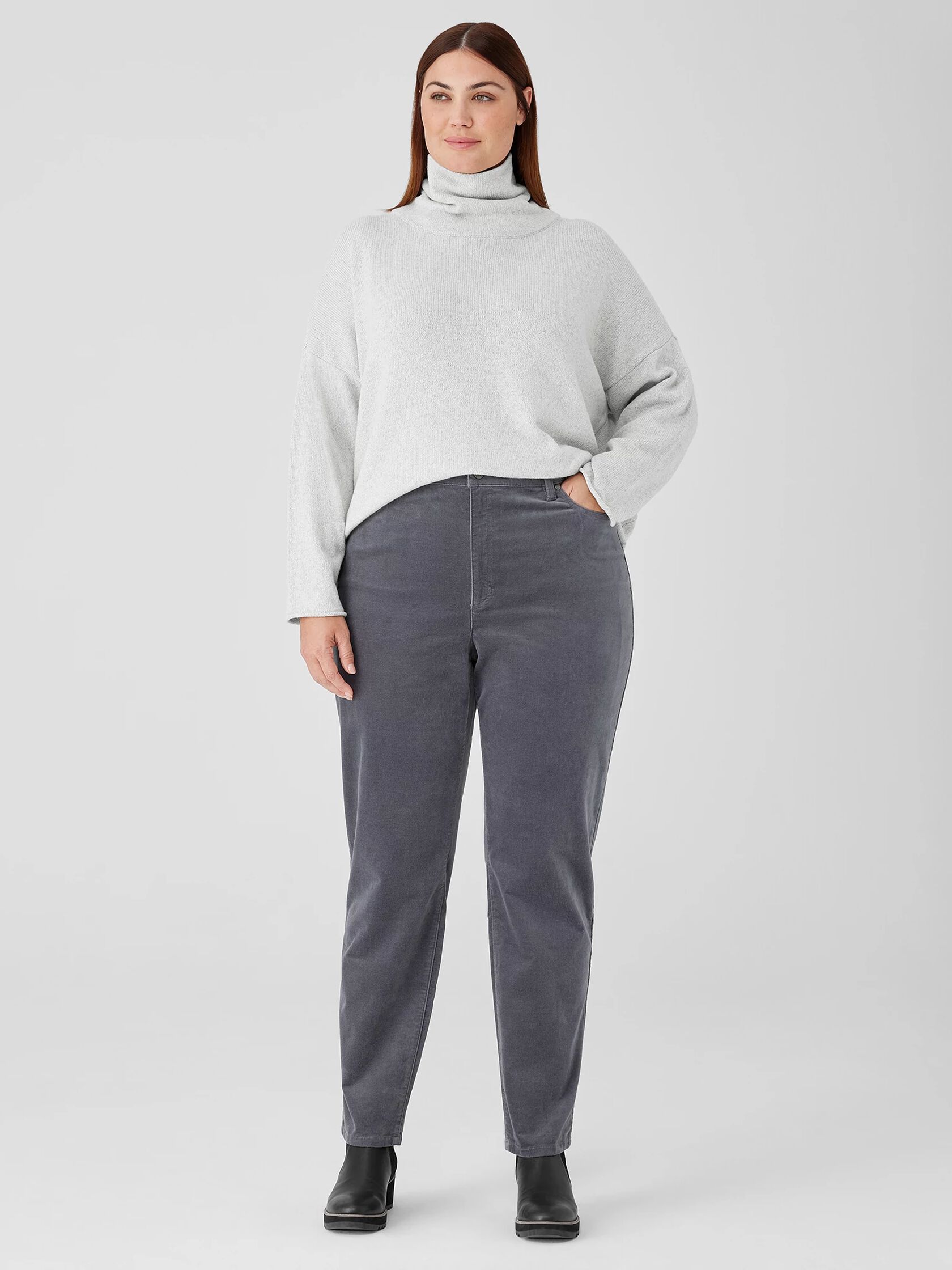 Organic Cotton Stretch Velveteen Pant