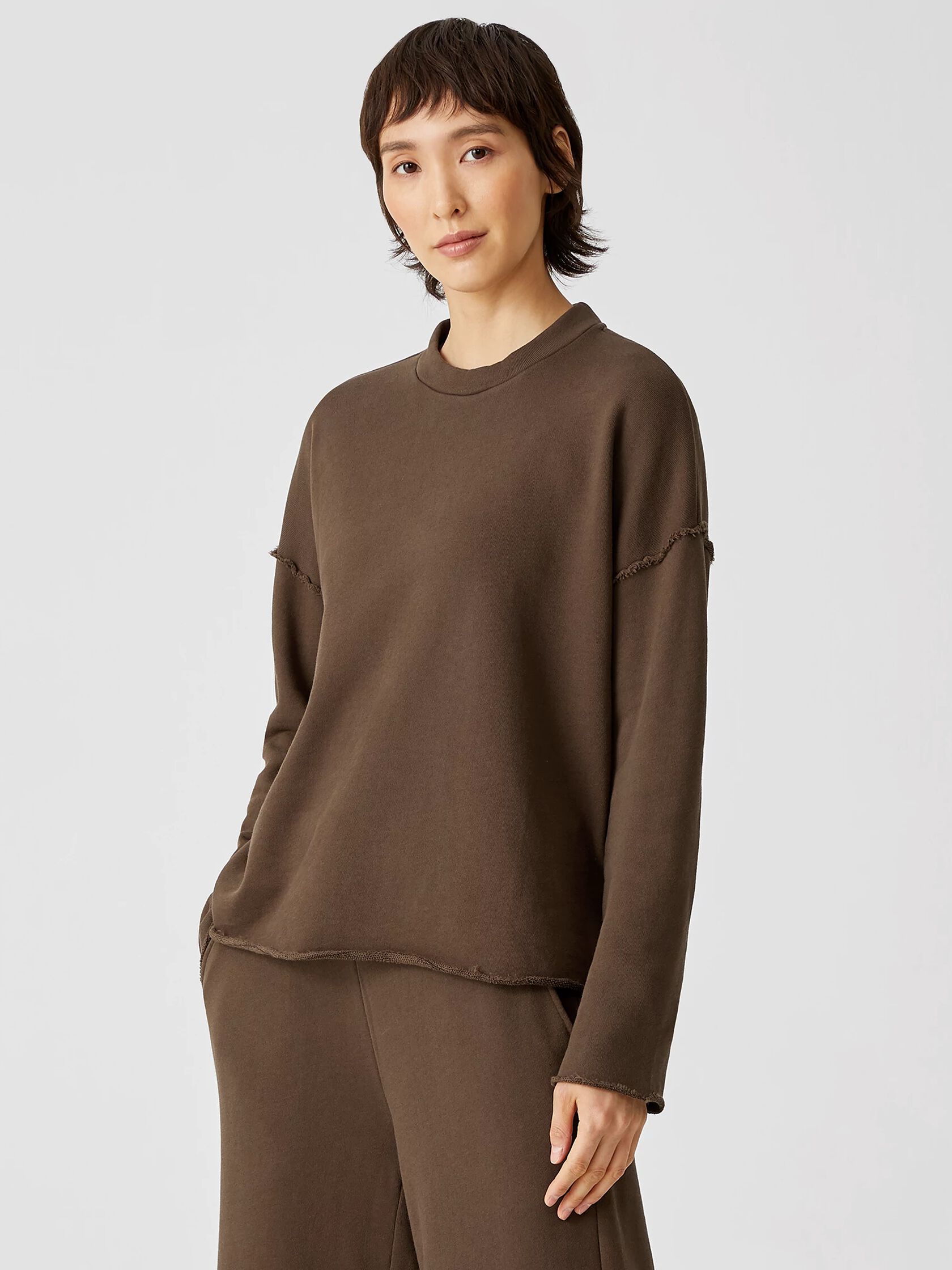 Organic Cotton French Terry Box-Top