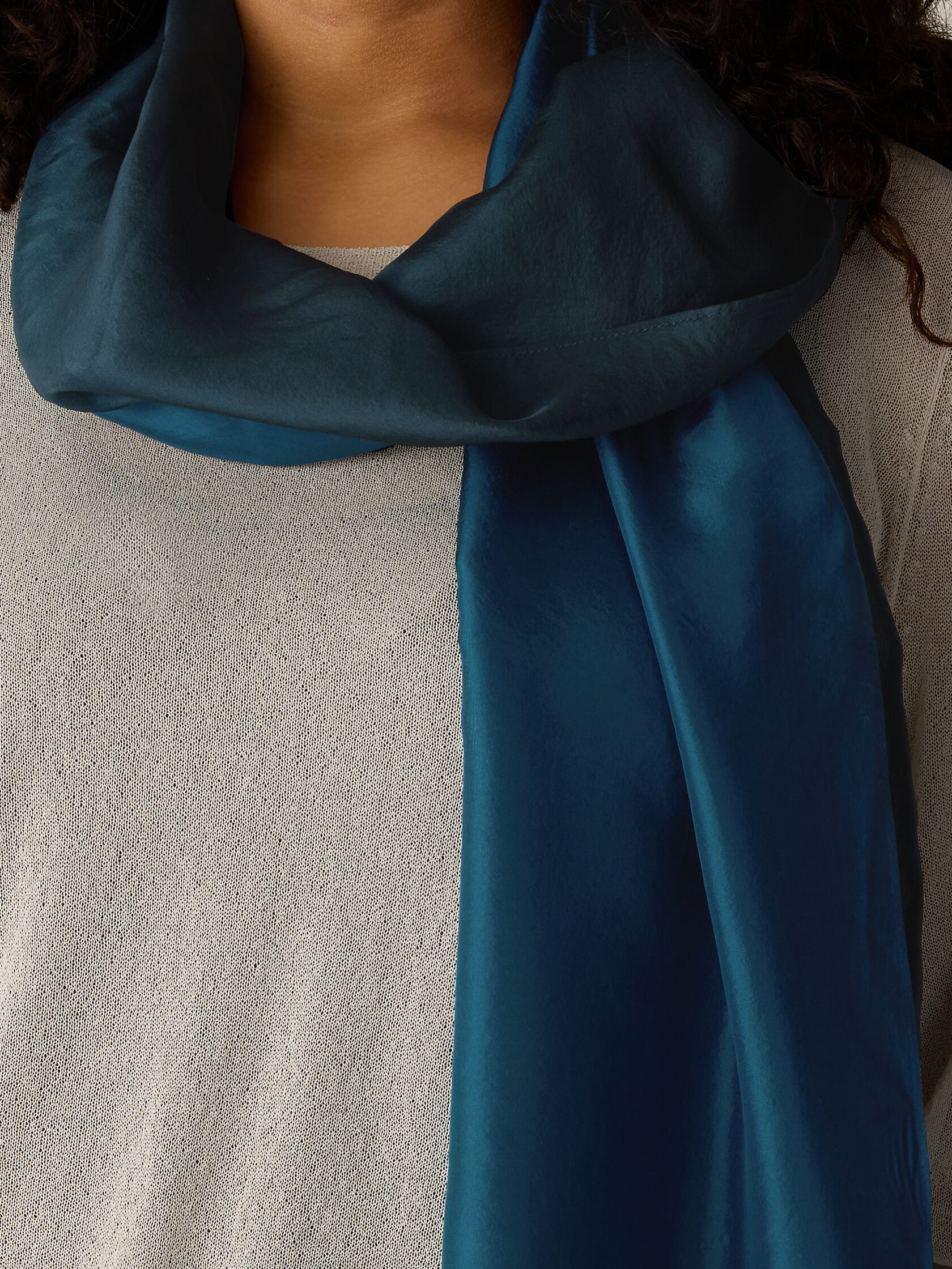 Watercolor Organic Silk Scarf