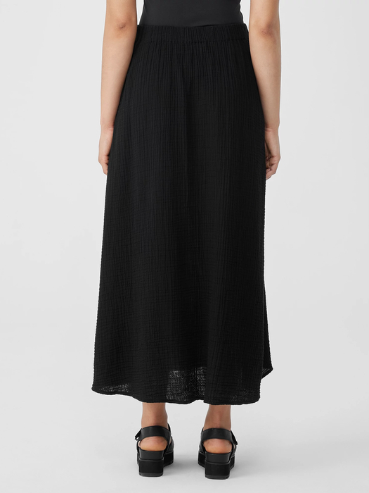 Organic Cotton Gauze Pocket Skirt