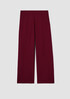 Boiled Wool Jersey Straight Pant