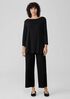 Fine Jersey Bateau Neck Top
