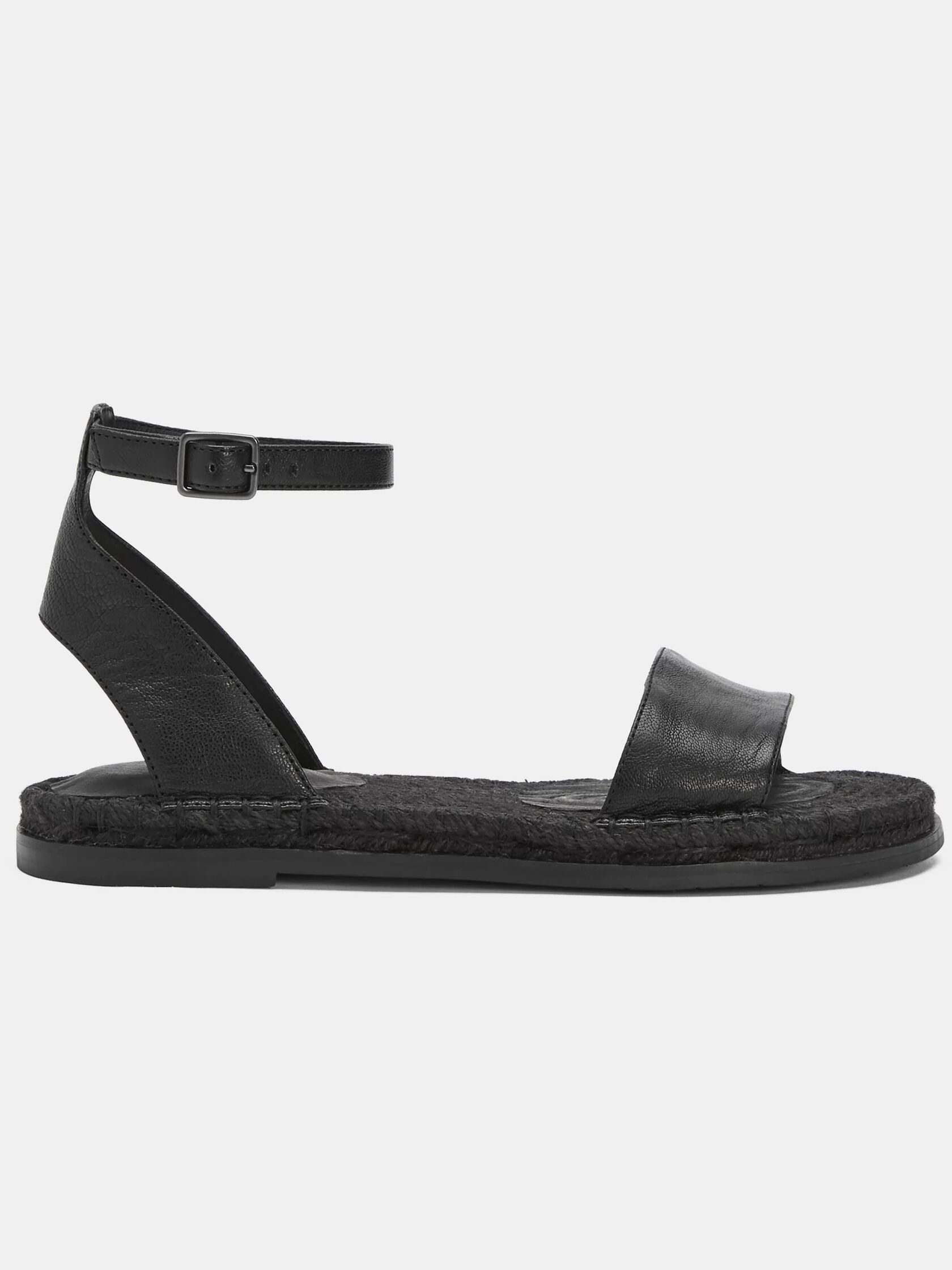 Mike Tumbled Leather Espadrille Sandal