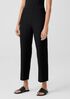 Washable Stretch Crepe Straight Pant