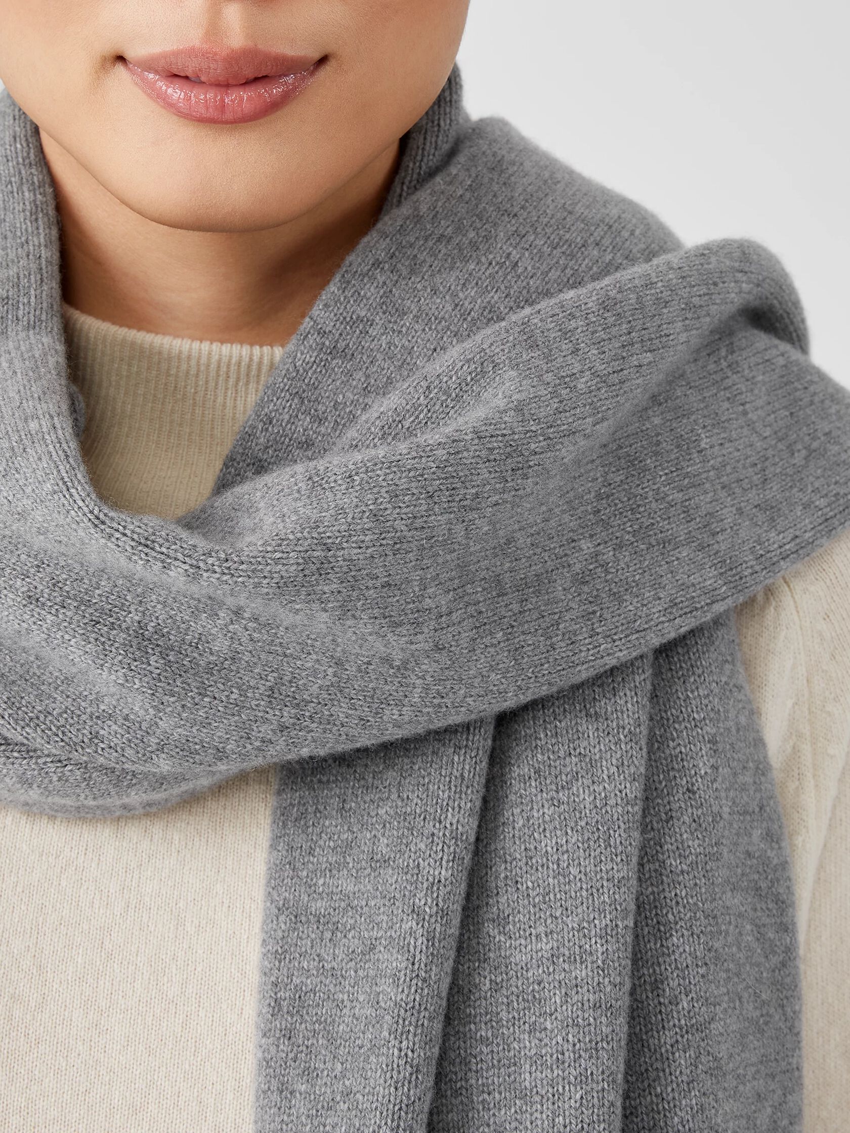 Recycled Cashmere Wool Oversized Wrap