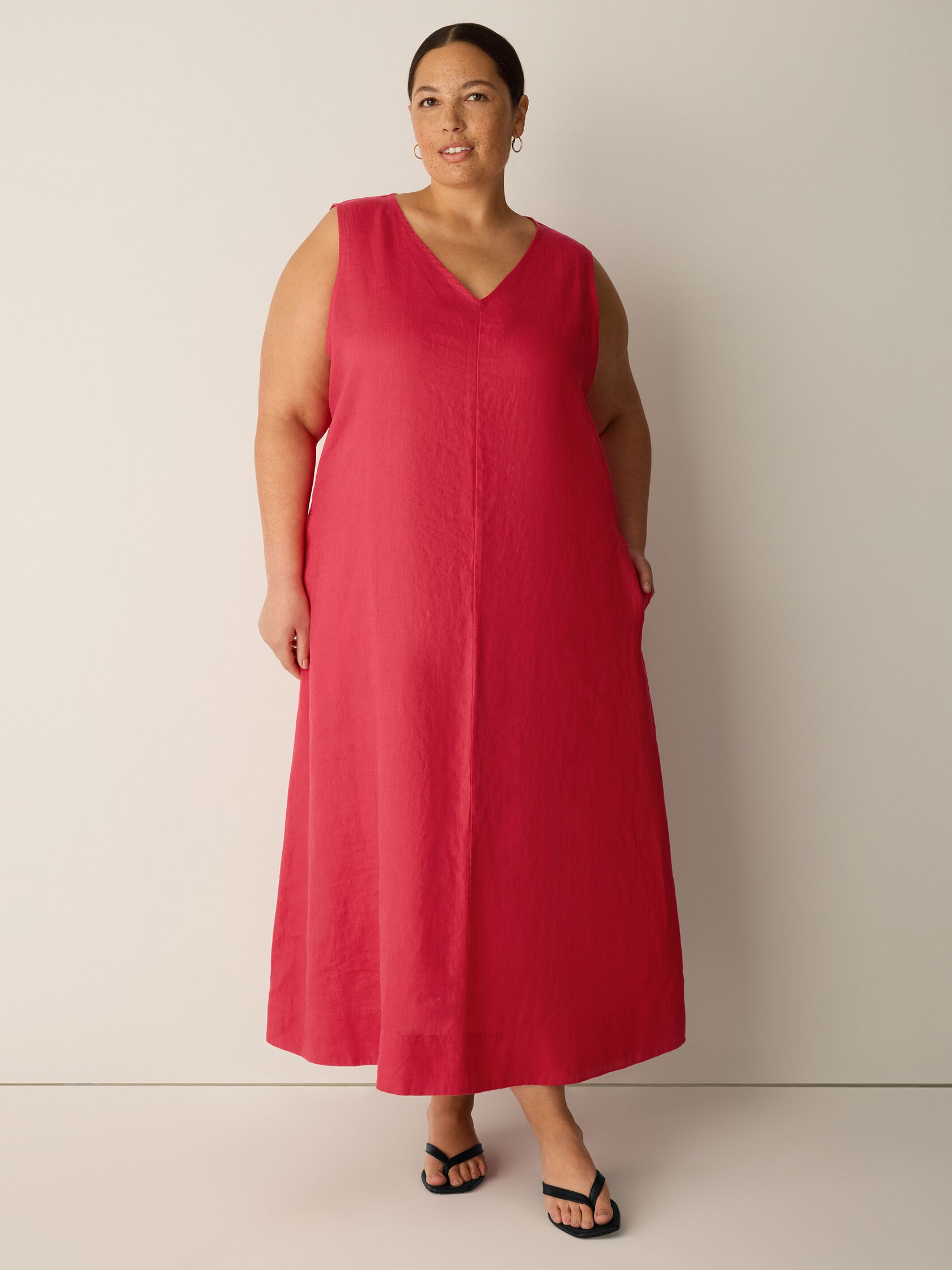 Organic Linen Easy Dress