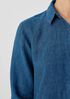 Washed Organic Linen Délavé Classic Collar Shirt