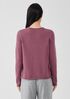 Peruvian Cotton Blend Jewel Neck Top