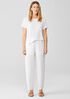 Organic Cotton Pucker Lantern Pant