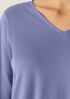 Organic Cotton Interlock V-Neck Sleep Dress