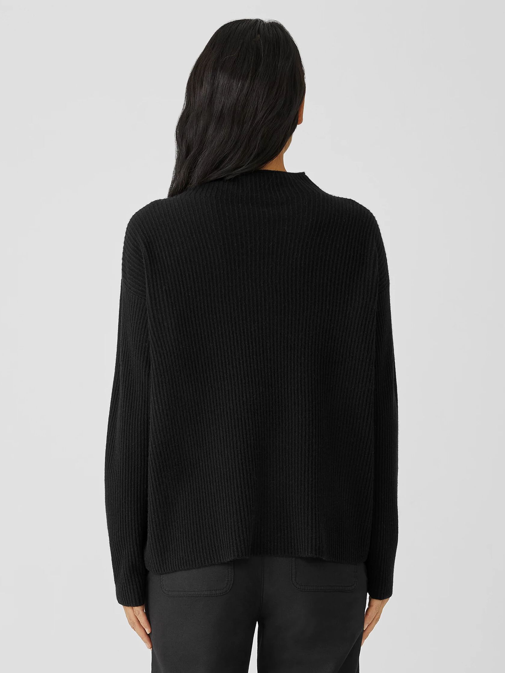 Italian Cashmere Funnel Neck Top
