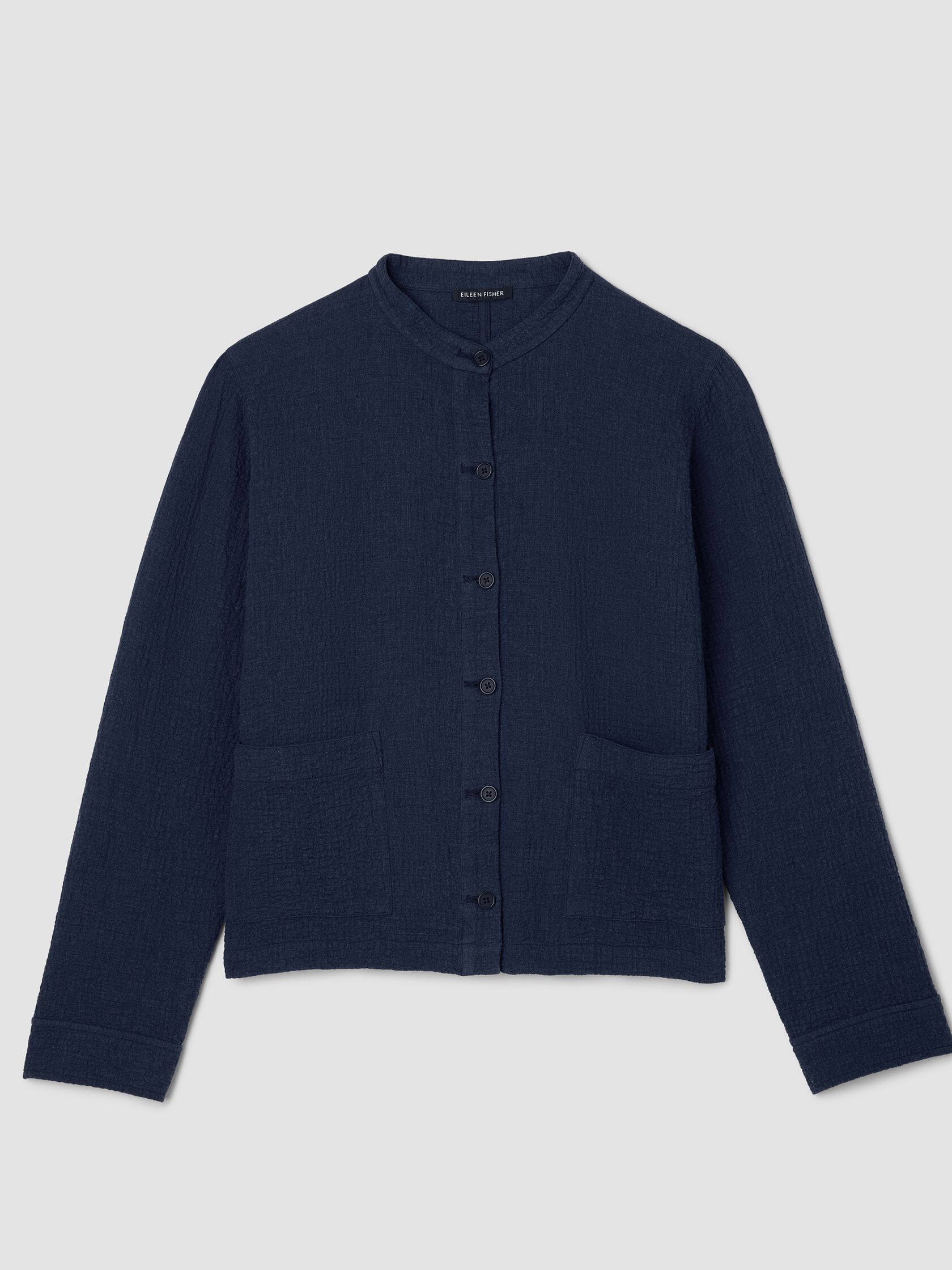 Organic Cotton Doubleweave Shirt Jacket