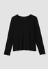 Fine Jersey V-Neck Top