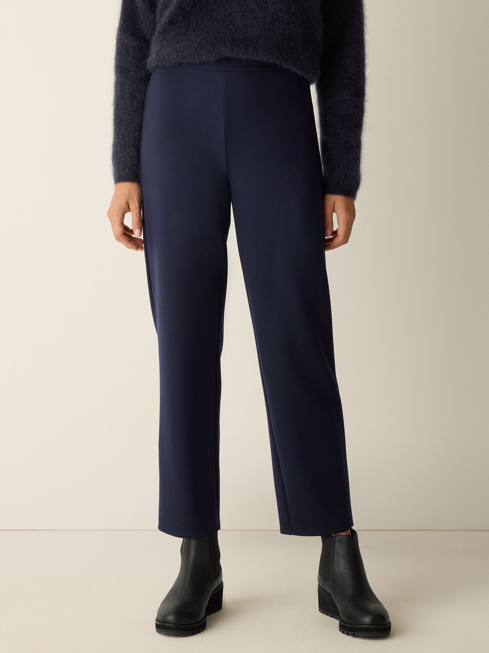 Washable Flex Ponte Straight Pant