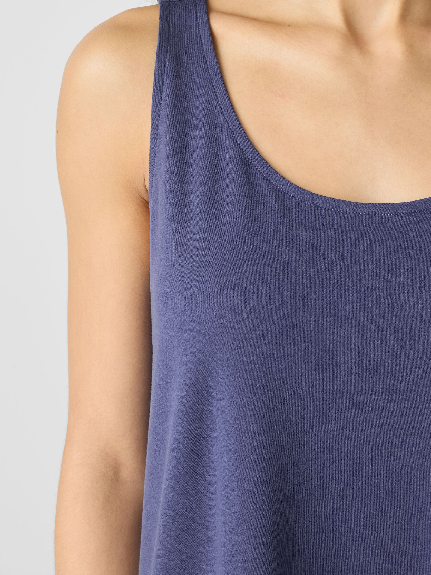 Organic Cotton Interlock Tank Sleep Dress