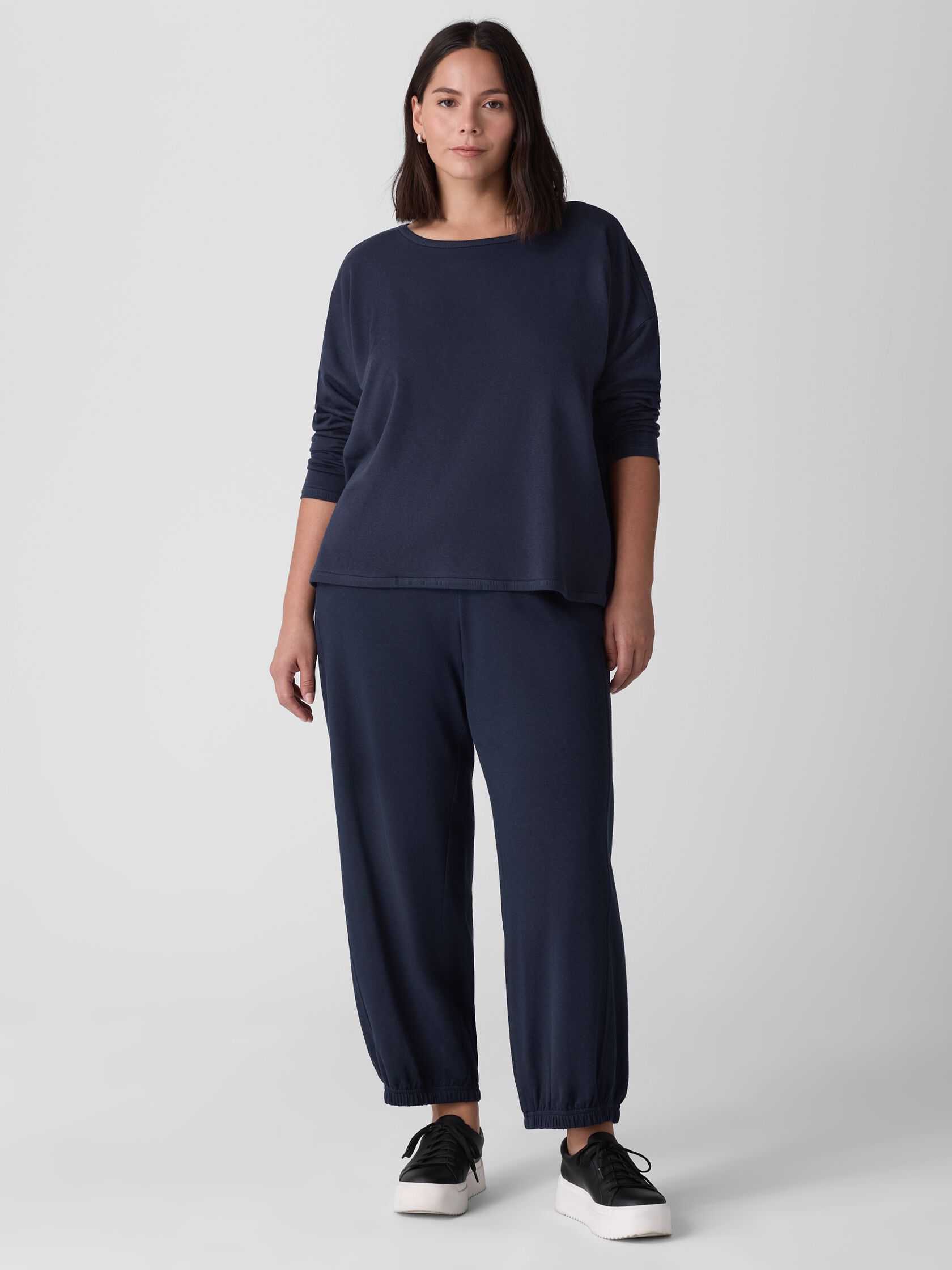 Cozy Brushed Terry Hug Box-Top