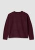 Fine Felted Wool Crew Neck Top in Regenerative Wool