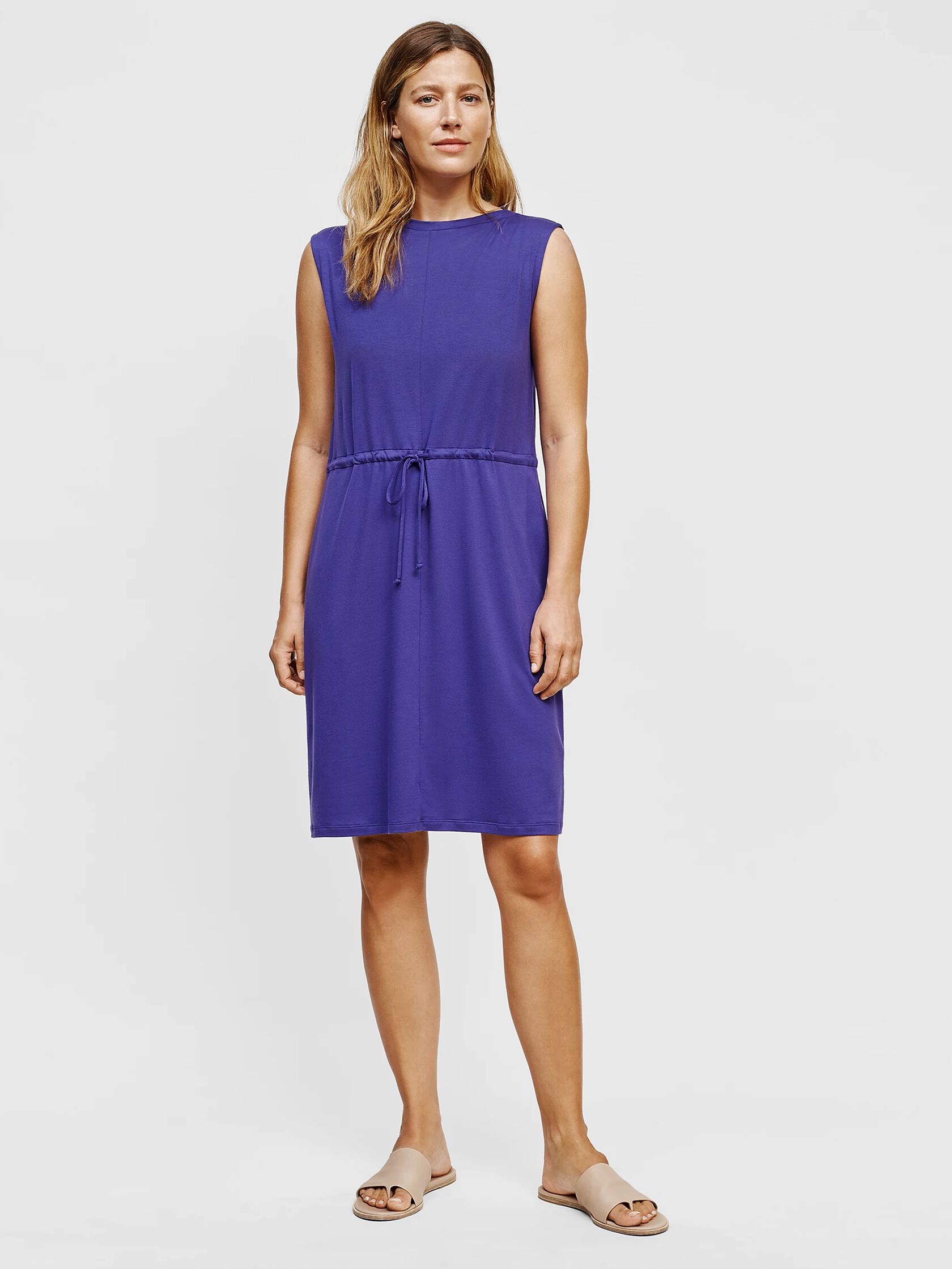 Fine Jersey Bateau Neck Dress