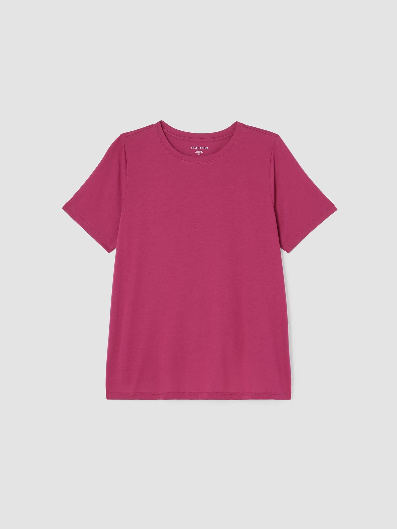 Organic Pima Cotton Jersey Round Neck Tee