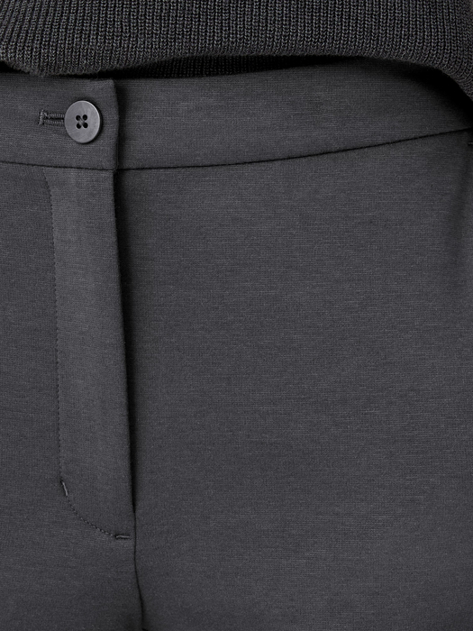 Organic Cotton Ponte Slim Pant