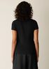 Organic Cotton Stretch Rib Crew Neck Tee