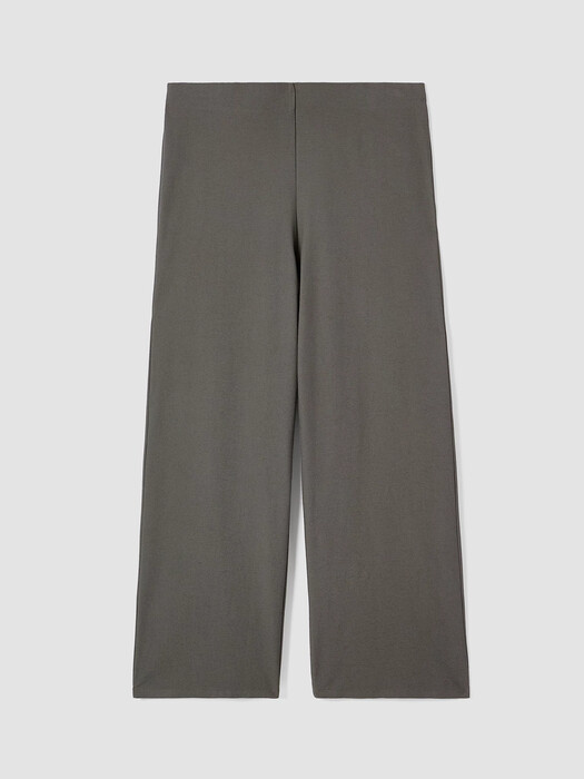 Washable Stretch Crepe Wide-Leg Pant