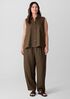 Organic Handkerchief Linen Sleeveless Shirt