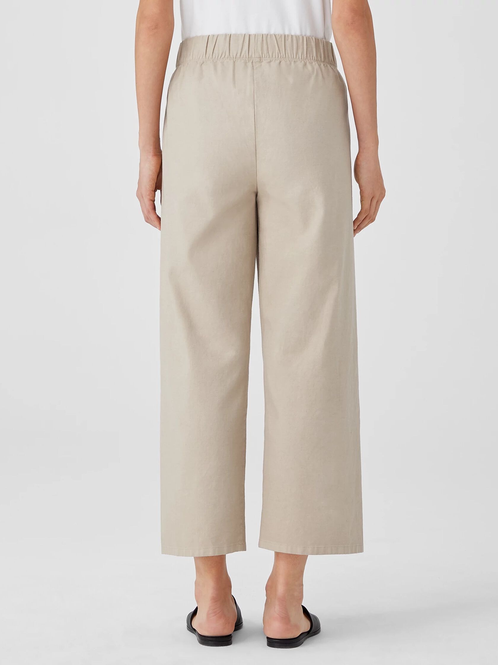 Cotton Hemp Straight Pant
