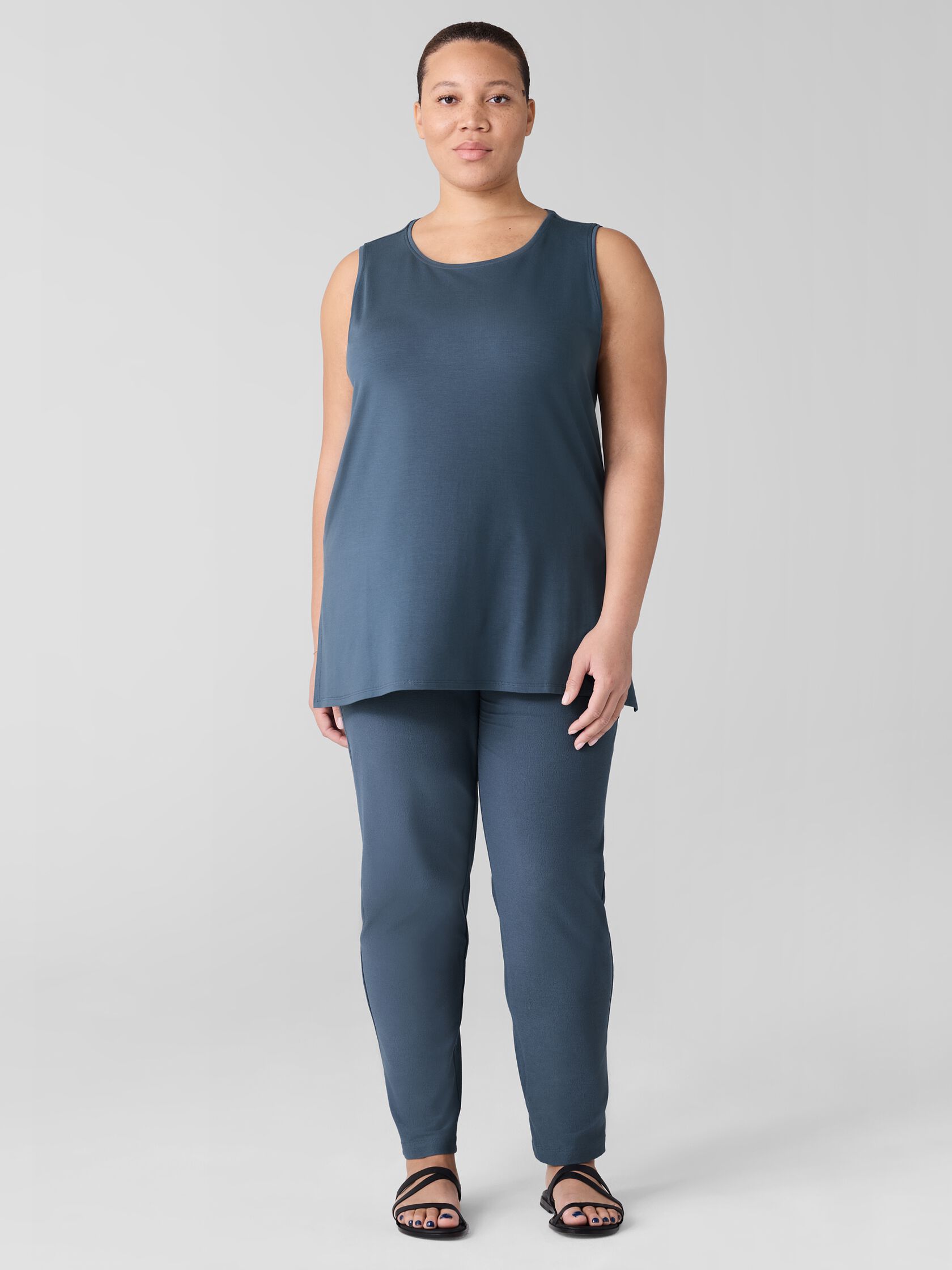 Washable Stretch Crepe Pant