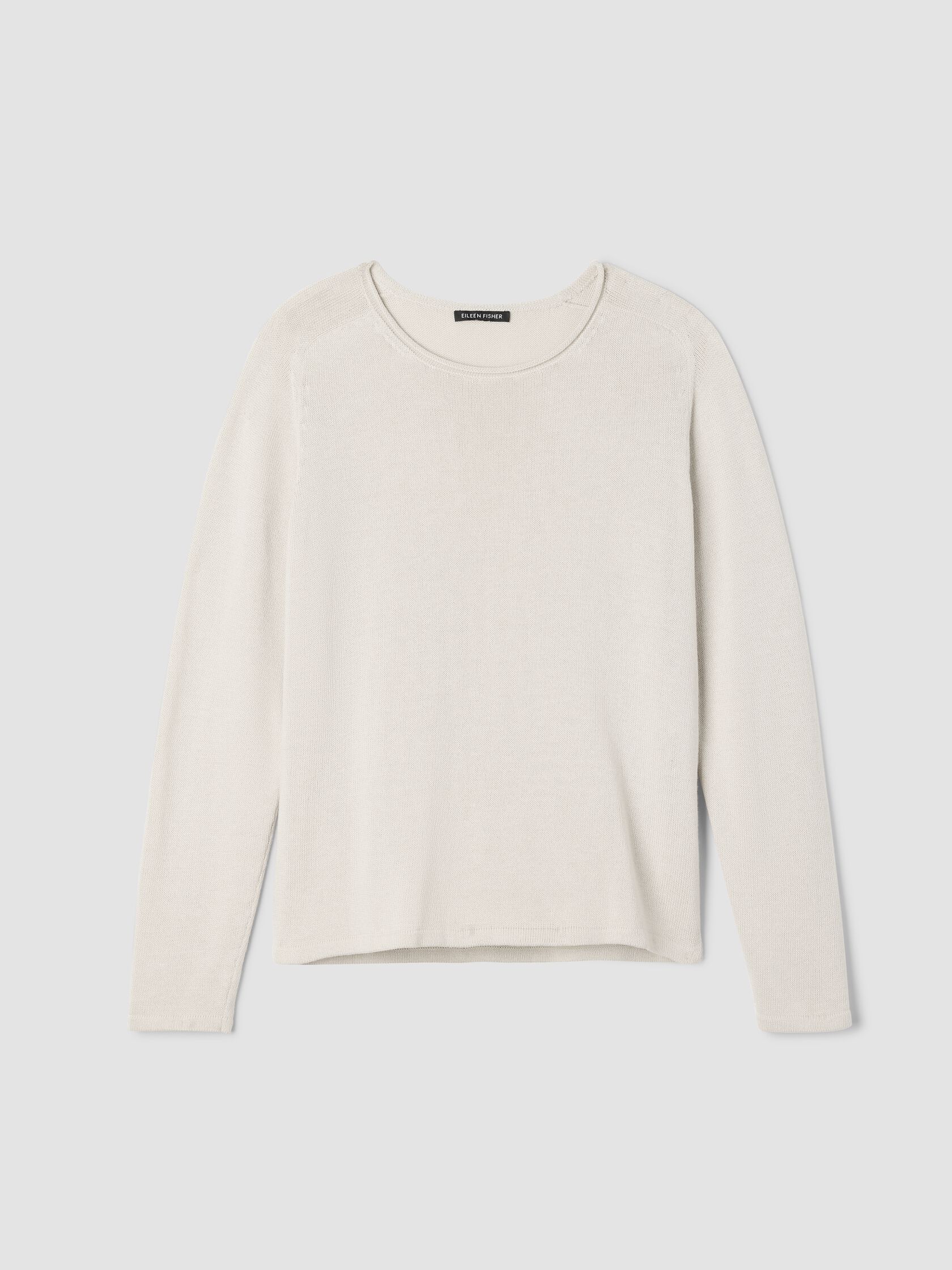 Peruvian Cotton Blend Crew Neck Top