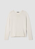 Peruvian Cotton Blend Crew Neck Top