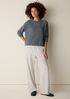 Organic Cotton Chenille Crew Neck Top