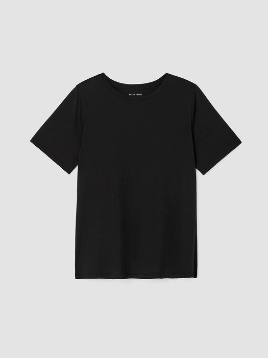 Organic Pima Cotton Jersey Round Neck Tee
