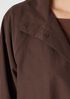 Light Cotton Nylon Stand Collar Coat