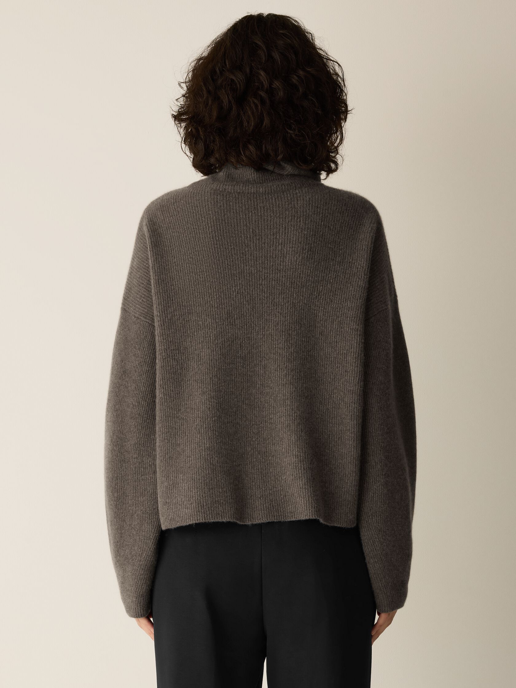 Italian Cashmere Turtleneck Top