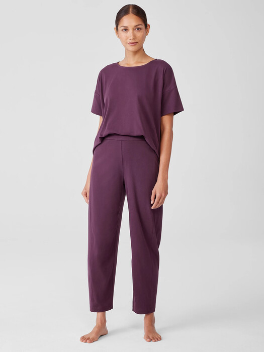 Organic Cotton Interlock Lantern Sleep Pant