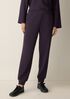 Waffle Cotton Blend Doubleknit Jogger Pant