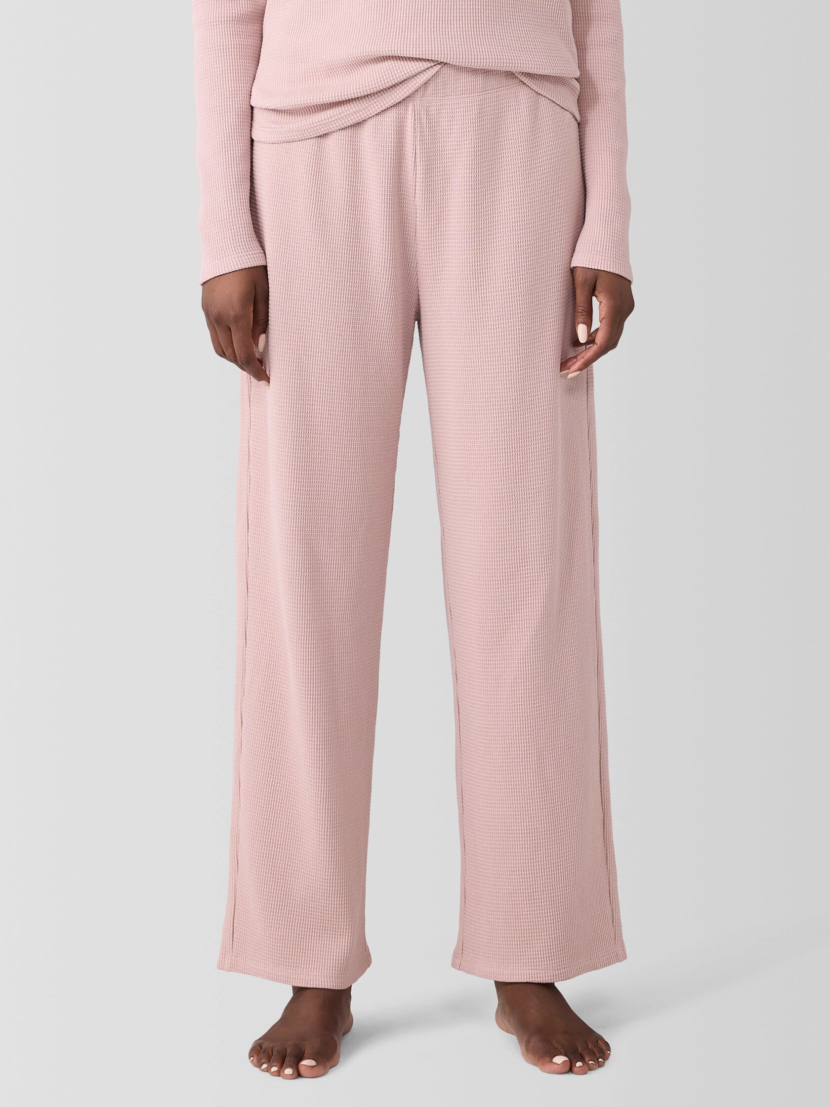 Cozy Organic Cotton Waffle Sleep Pant