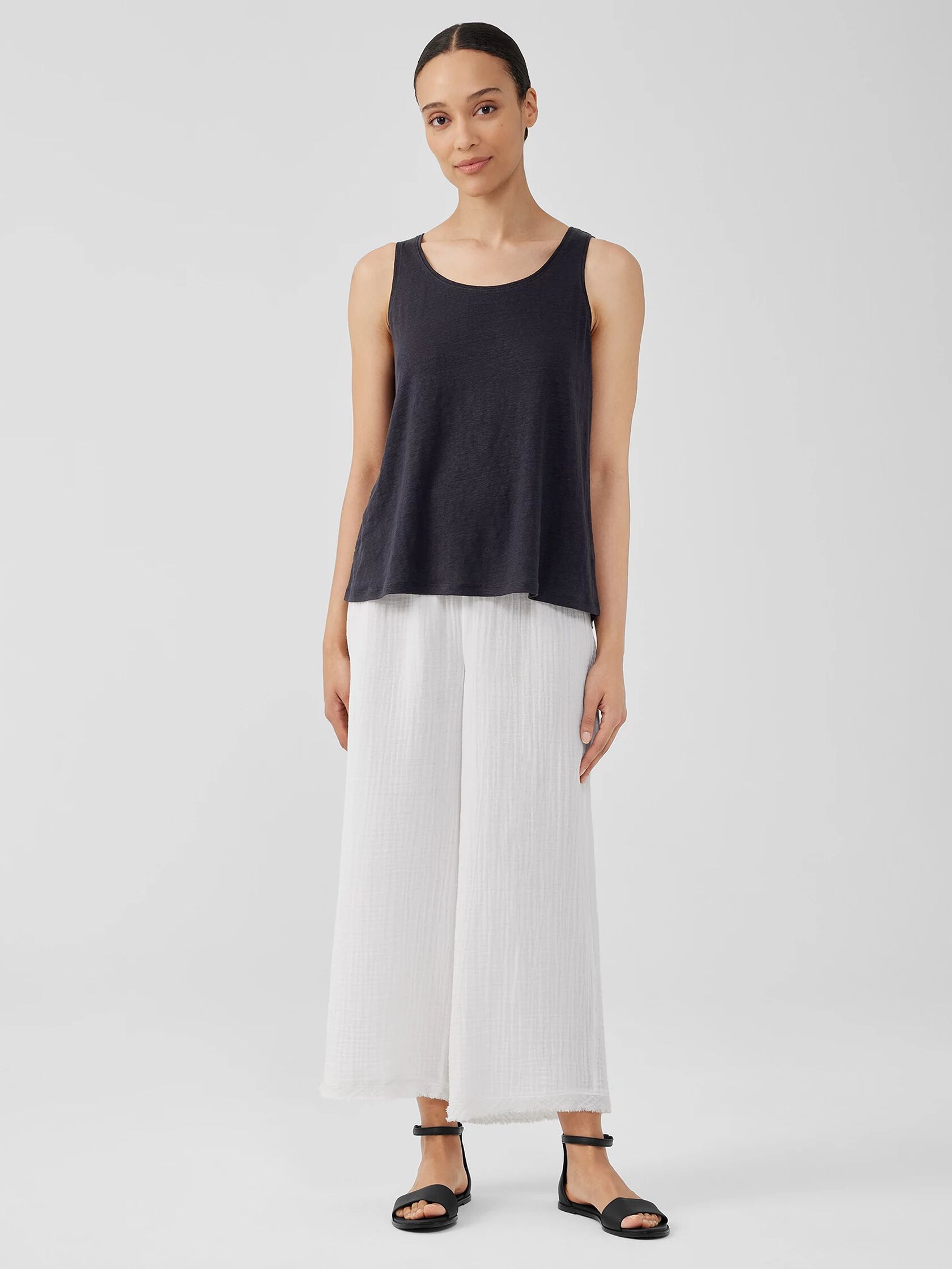 Organic Linen Jersey Tank