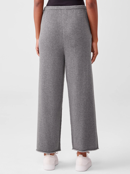 Peruvian Organic Cotton Blend Wide-Leg Pant