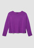 Organic Linen Cotton Raglan-Sleeve Top