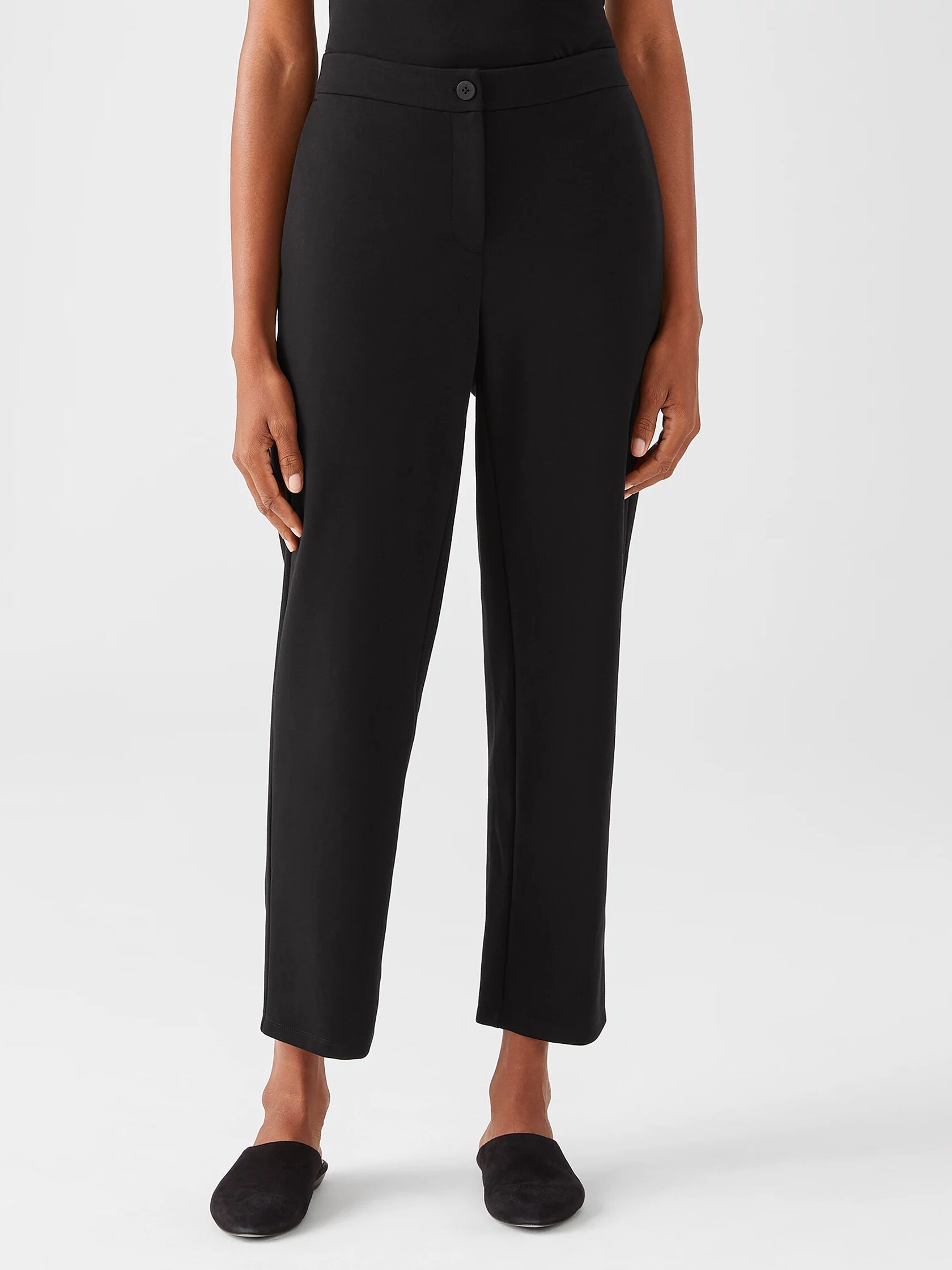 Flex Ponte Slouchy Ankle Pant