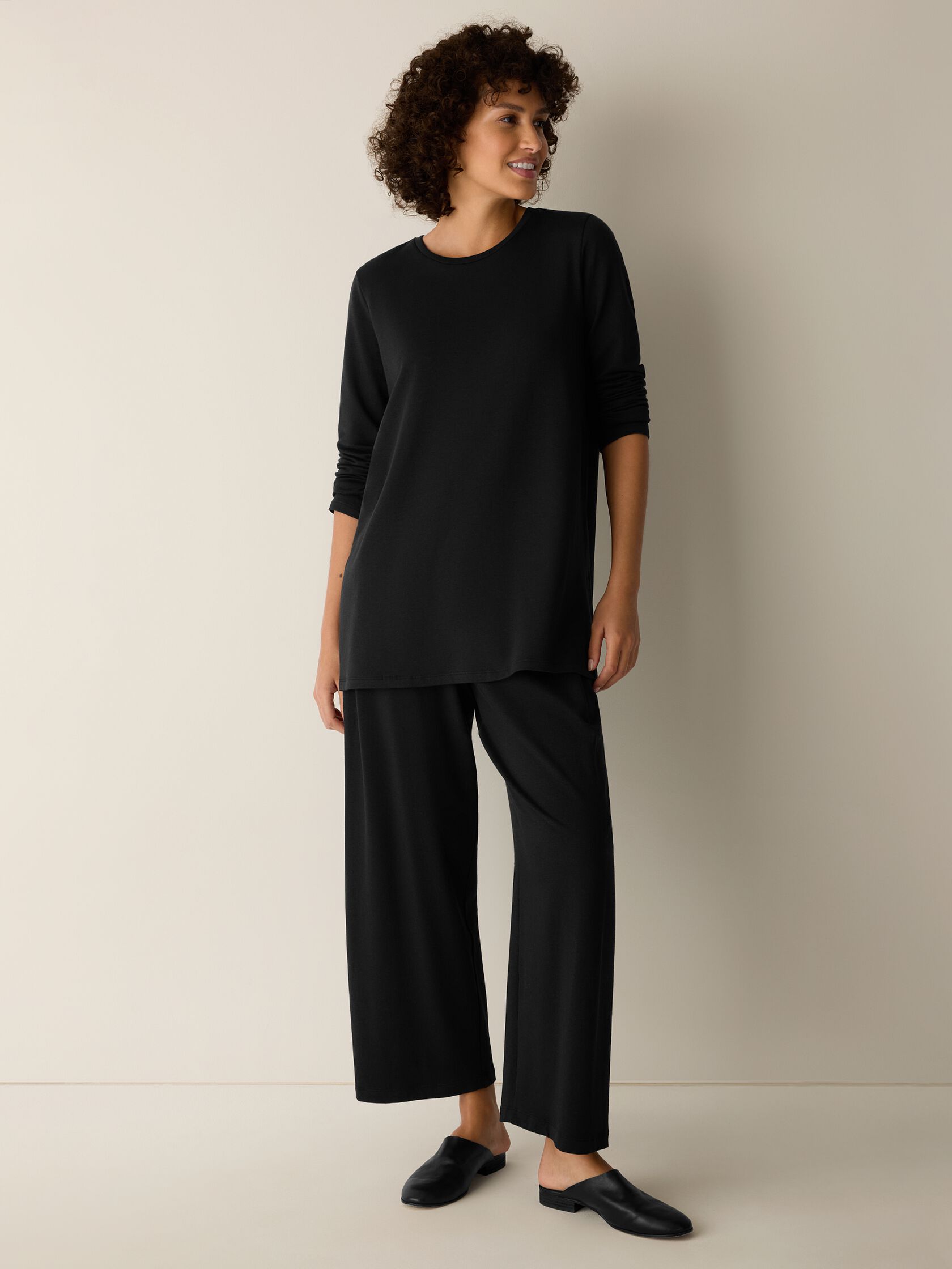 Cozy Brushed Terry Hug Long Top