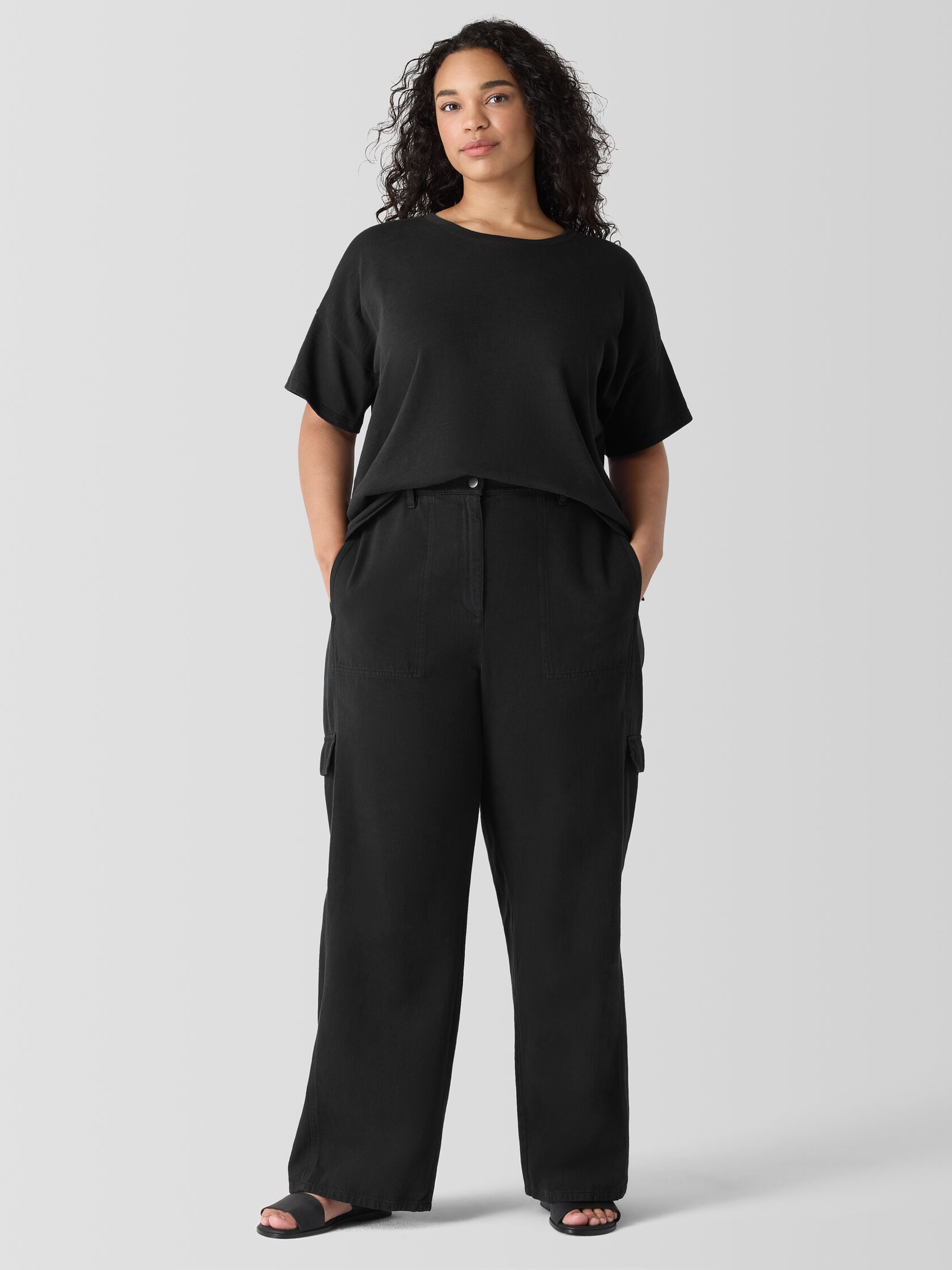 Garment-Dyed Utility Organic Cotton Cargo Pant